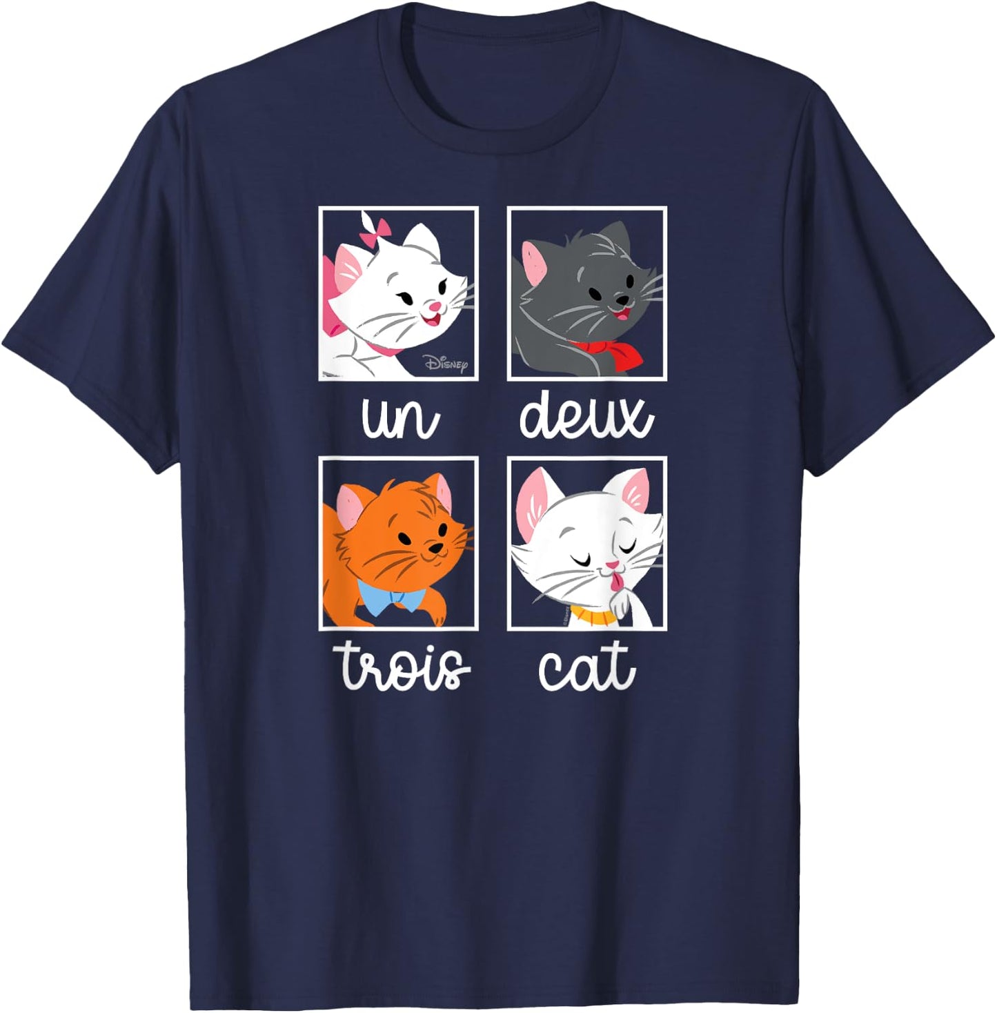 Disney - Un, Deux, Trois, Cat T-Shirt - T-Shirt | Navy