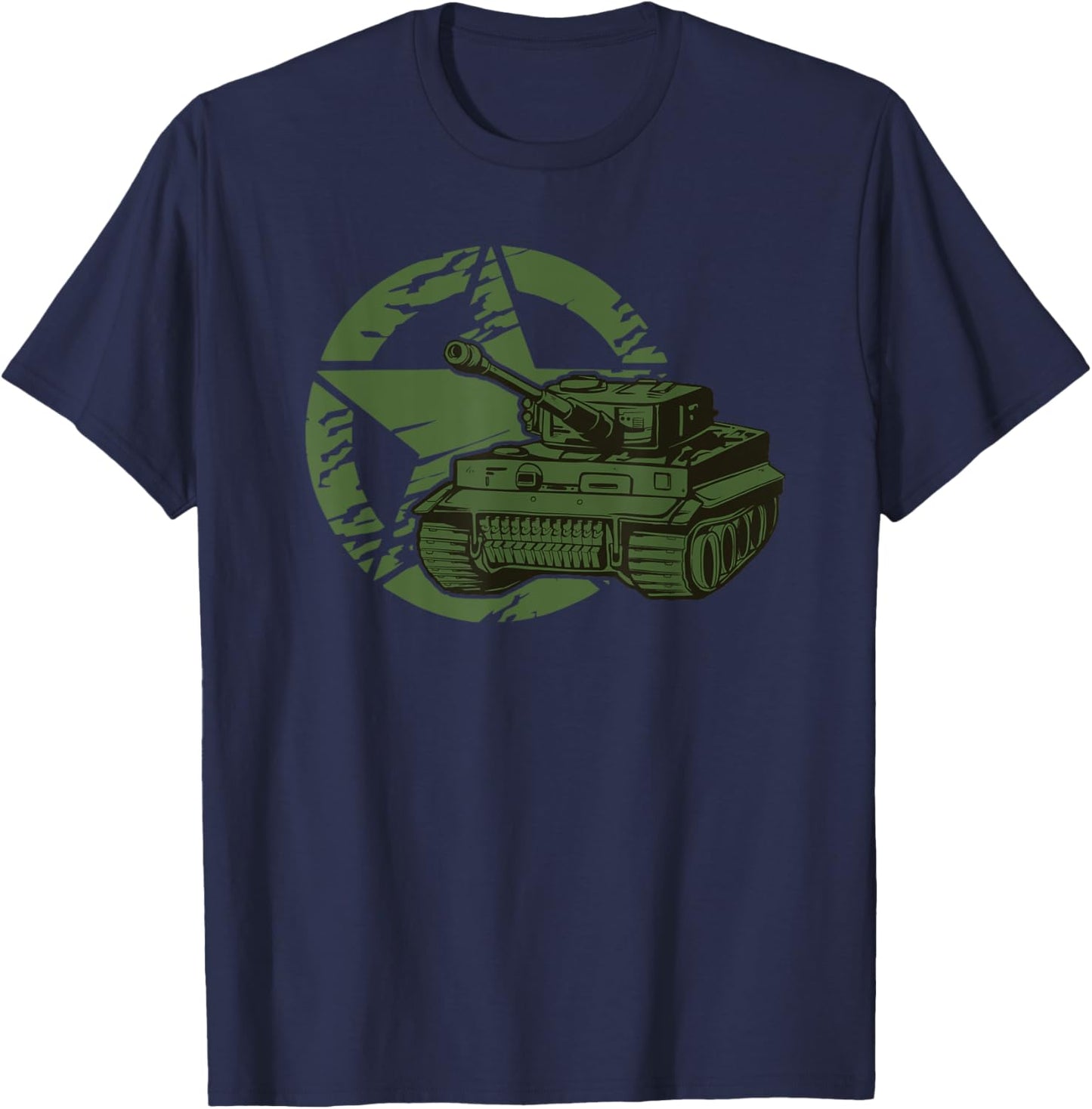 M1 Abrams Tank Funny Sarcastic Military Pun T-Shirt - T-Shirt | Navy