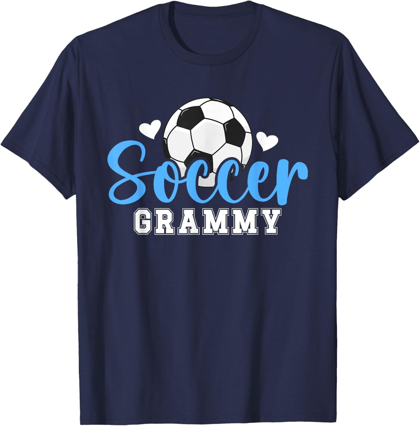 Soccer Grammy Of A Soccer Player Grammy T-Shirt - T-Shirt | Navy