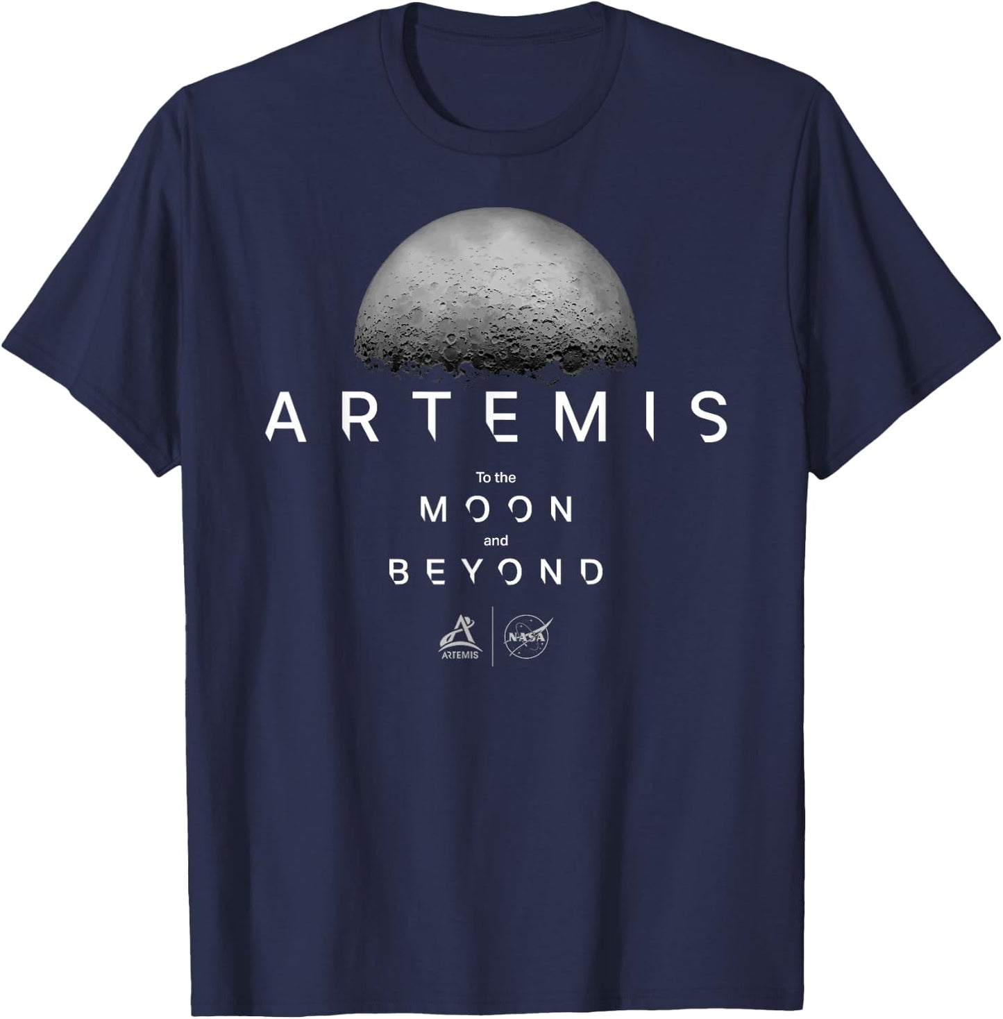Artemis 1 NASA Launch Mission To The Moon And Beyond T-Shirt - T-Shirt | Navy