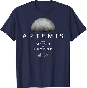 Artemis 1 NASA Launch Mission To The Moon And Beyond T-Shirt - T-Shirt | Navy