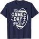 It's Game Day Y'all American Football Lover Game Day Vibes T-Shirt - T-Shirt | Navy