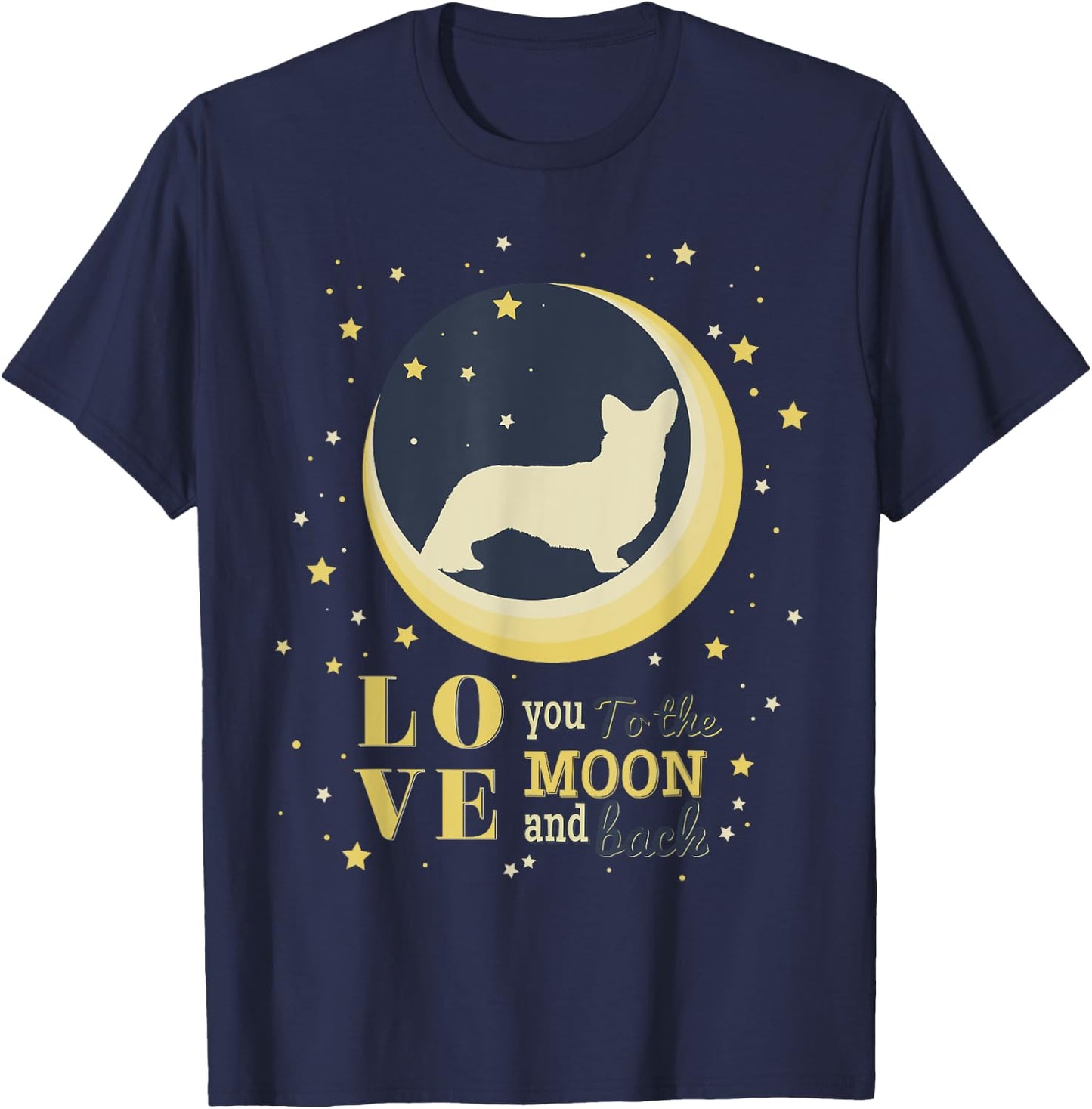 Welsh Corgi Pembroke Welsh Corgi Cardigan T-Shirt - T-Shirt | Navy