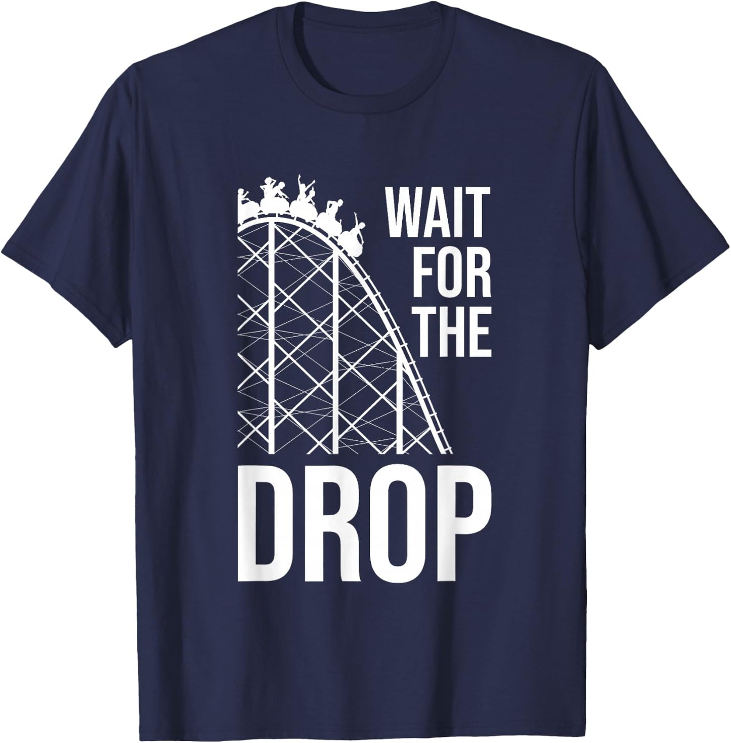 Carnival Ride Operator Best Roller Coaster Gifts Funny Roller Coaster Designs Kids Boys Girls Amusement Park Black T-Shirt - T-Shirt | Navy