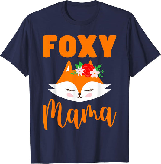 Foxy Mama Fox Mama T-Shirt - T-Shirt | Navy