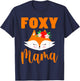 Foxy Mama Fox Mama T-Shirt - T-Shirt | Navy