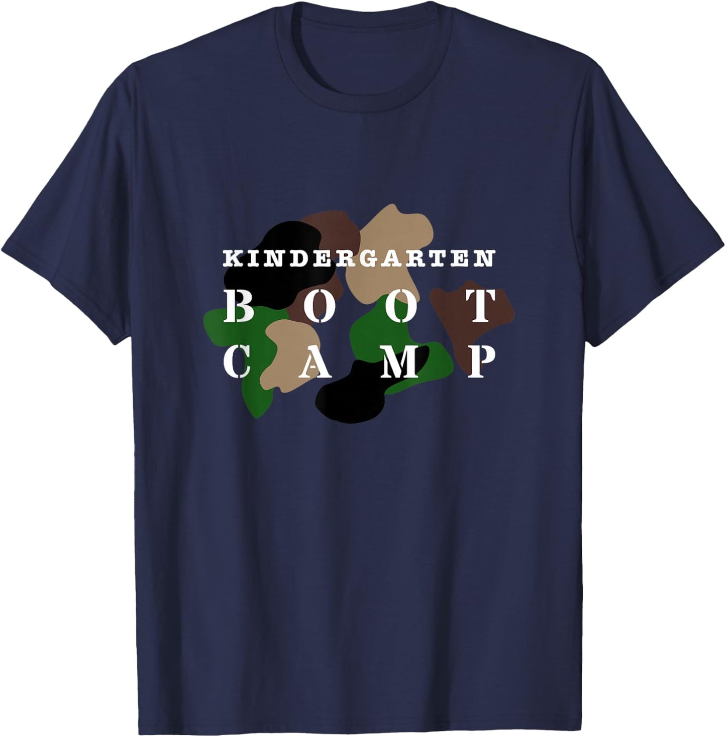 Kindergarten Boot Camp Teacher Kids T-Shirt - T-Shirt | Navy