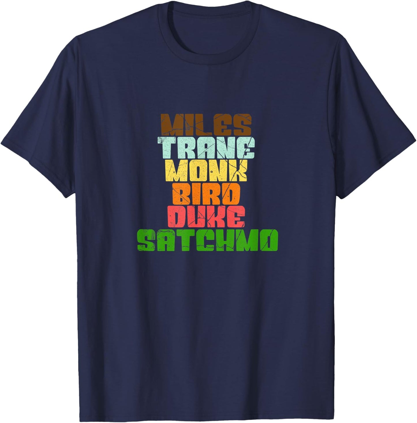 Famous Jazz Miles Coltrane Monk - Orchestra We Gonna Blow T-Shirt - T-Shirt | Navy