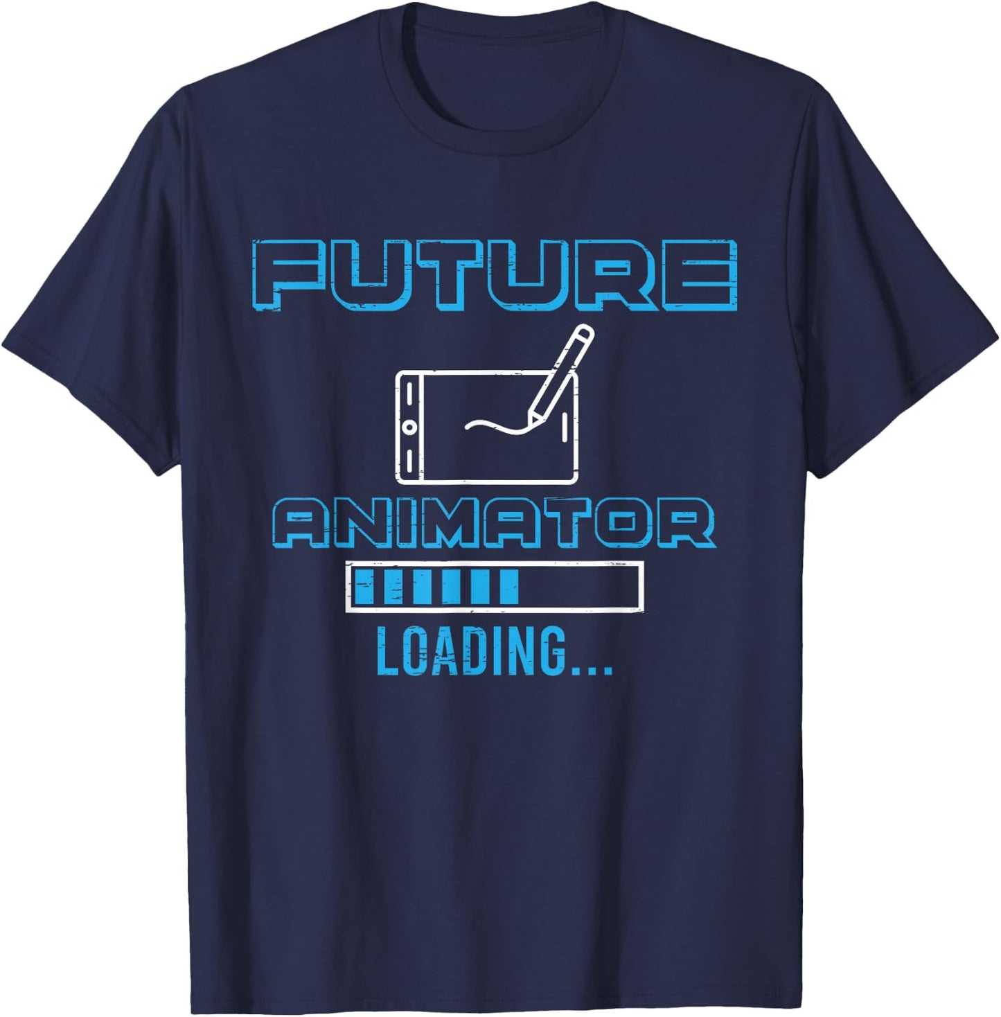 Future Animator Animation Sketch Digital Media T-Shirt - T-Shirt | Navy