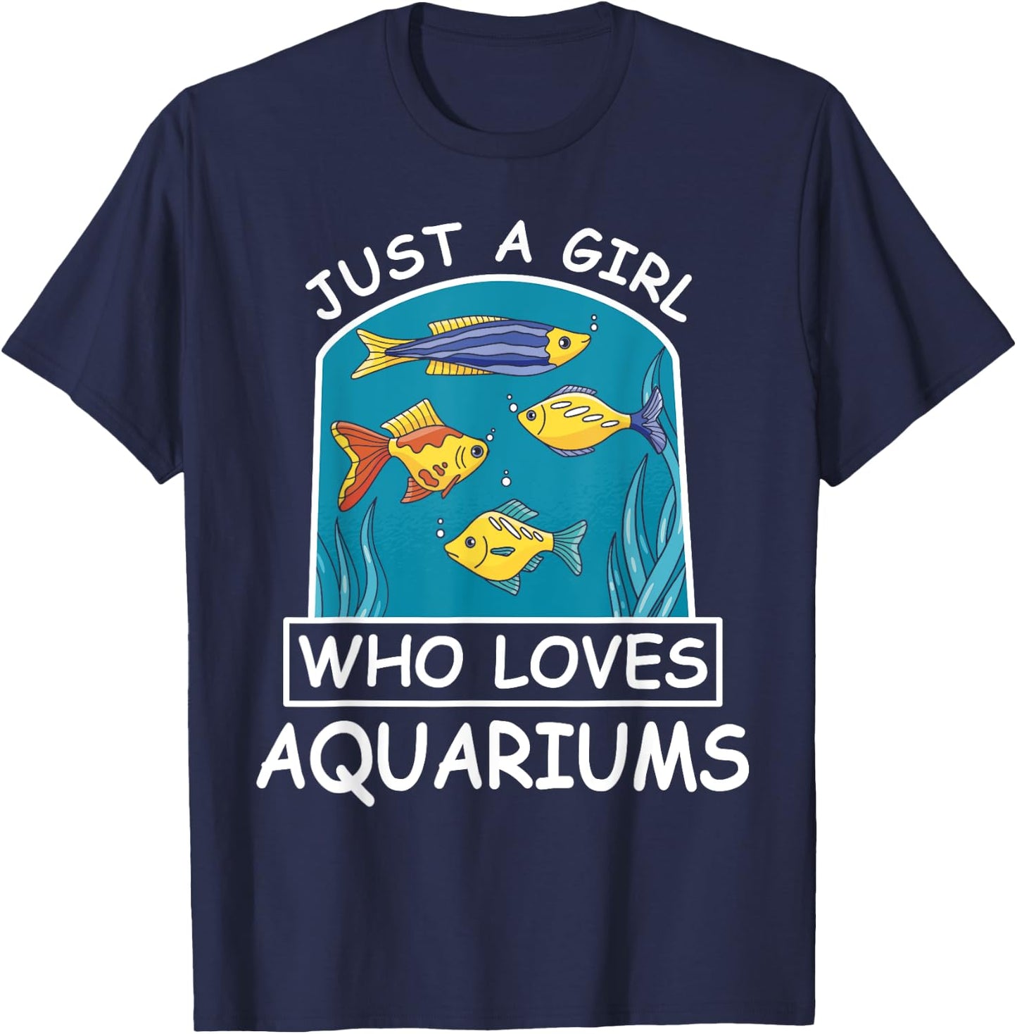 Aquarist Aquarium Tech Aquarium Fishkeeping Fish T-Shirt - T-Shirt | Navy