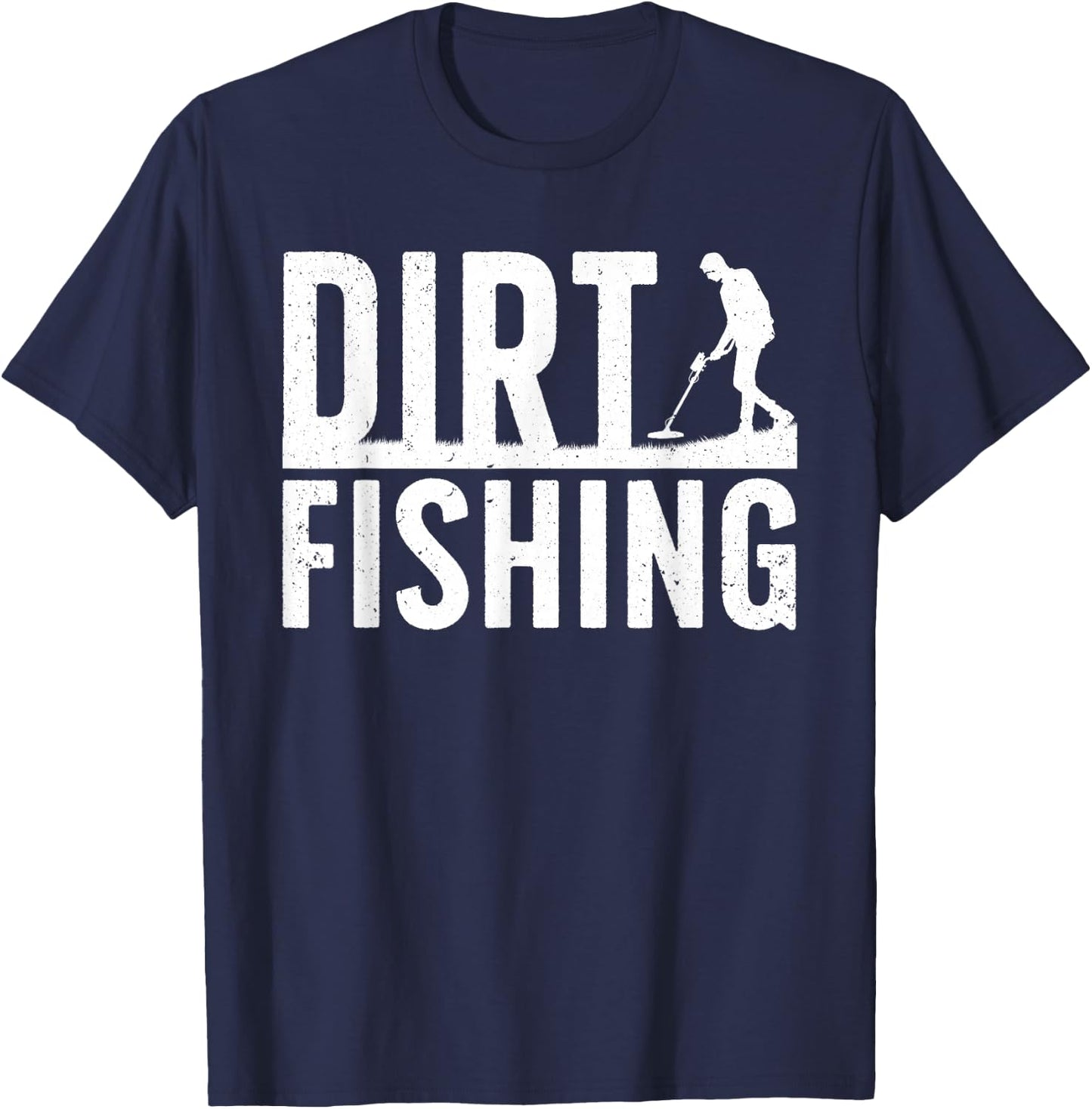 Cool Metal Detecting Women Detector Treasure Hunting T-Shirt - T-Shirt | Navy