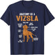 Vizsla Anatomy Of A Vizsla, Hungarian Vizsla T-Shirt - T-Shirt | Navy