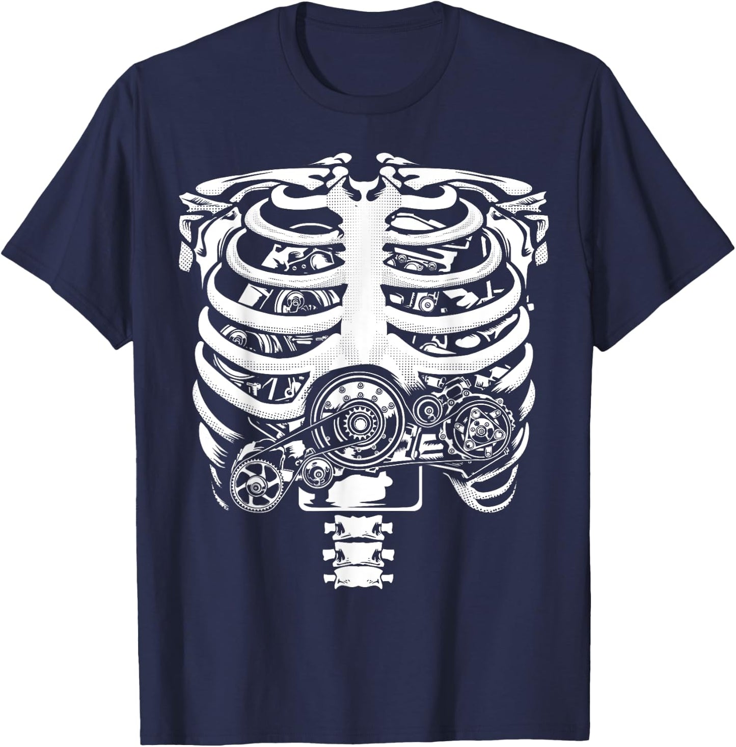 Funny Mechanic Designs Dad Car Enthusiasts Engineers T-Shirt - T-Shirt | Navy