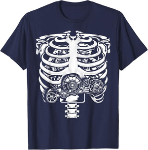 Funny Mechanic Designs Dad Car Enthusiasts Engineers T-Shirt - T-Shirt | Navy