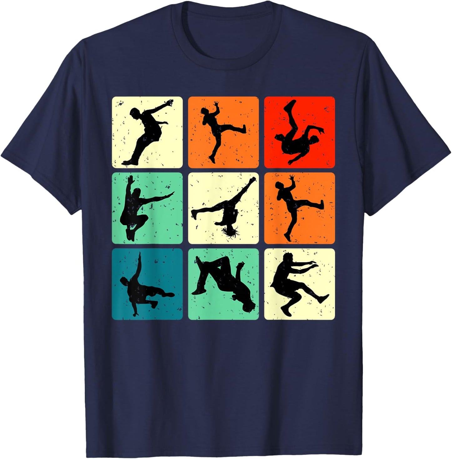 Break Dancing Retro Bboying Street Dance Hip Hop Break Dance T-Shirt - T-Shirt | Navy
