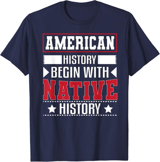 National Native American Heritages Month T-Shirt - T-Shirt | Navy