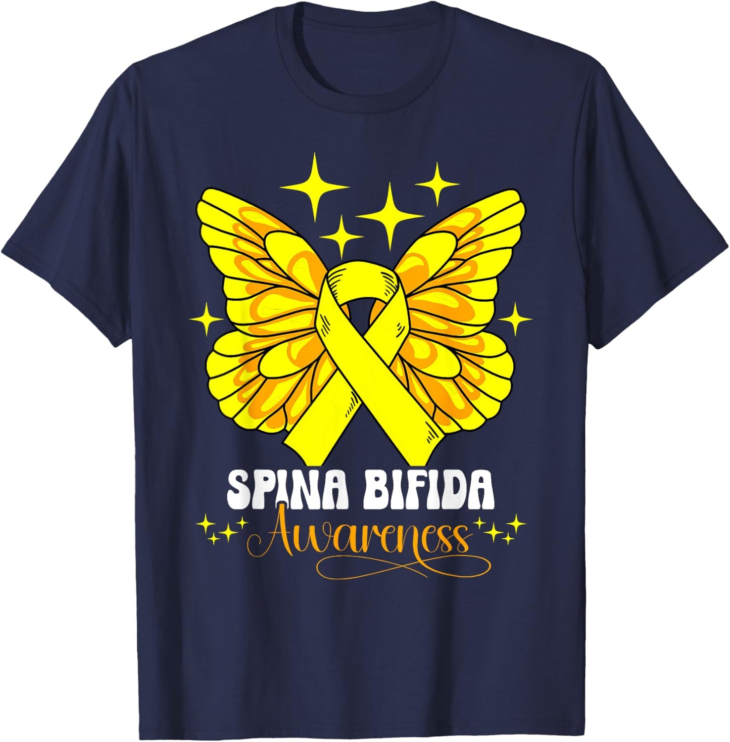 Spina Bifida Awareness T-Shirt - T-Shirt | Navy