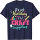 Scrapbook Not hoarding If it's craft supplies Scrapbooking T-Shirt - T-Shirt | Navy