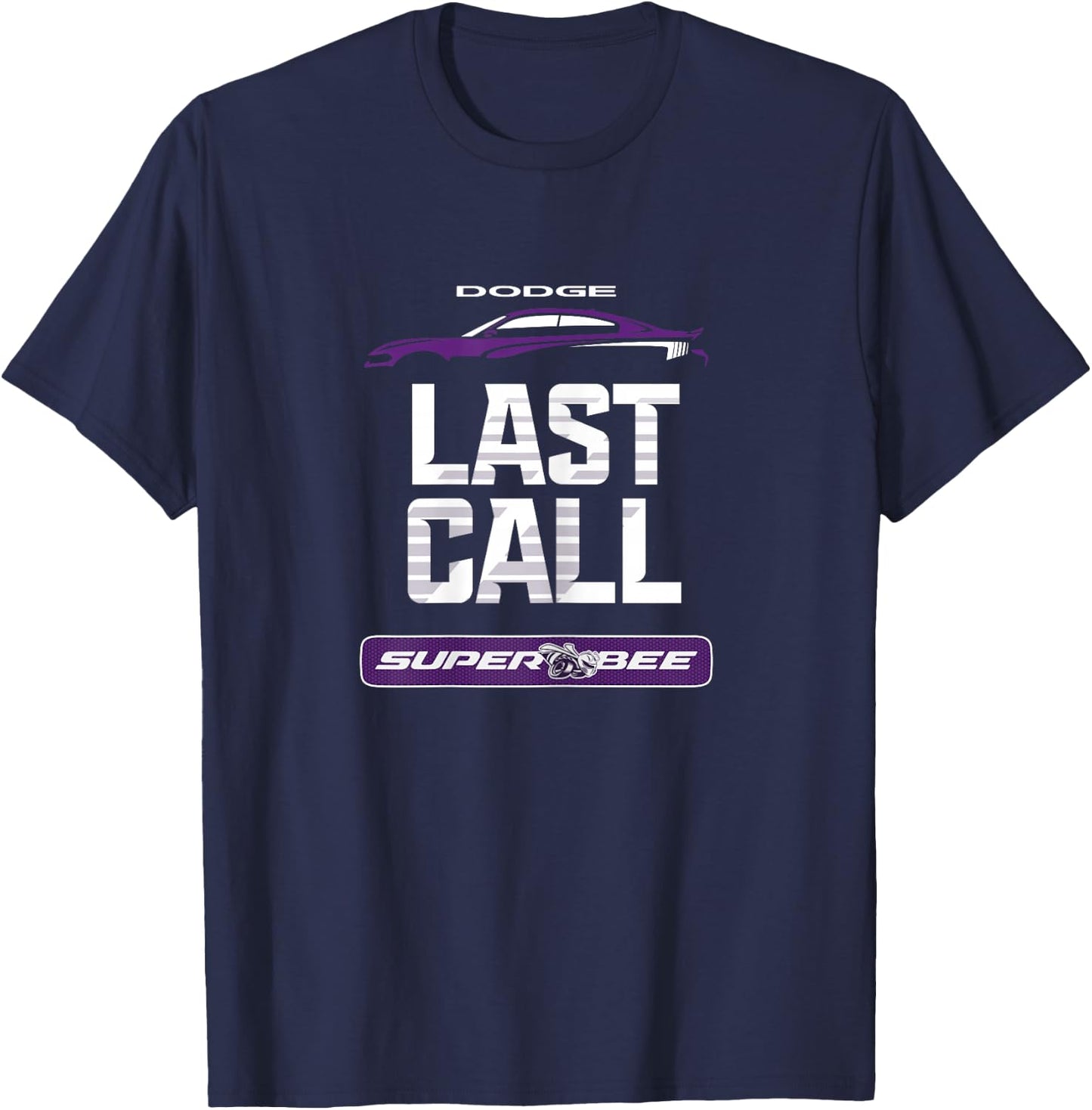 Dodge Charger Super Bee, Last Call T-Shirt - T-Shirt | Navy