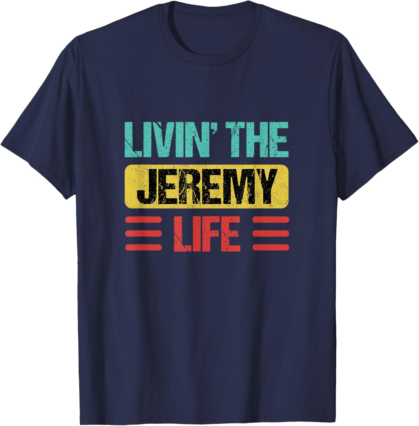 Jeremy Name T-Shirt - T-Shirt | Navy