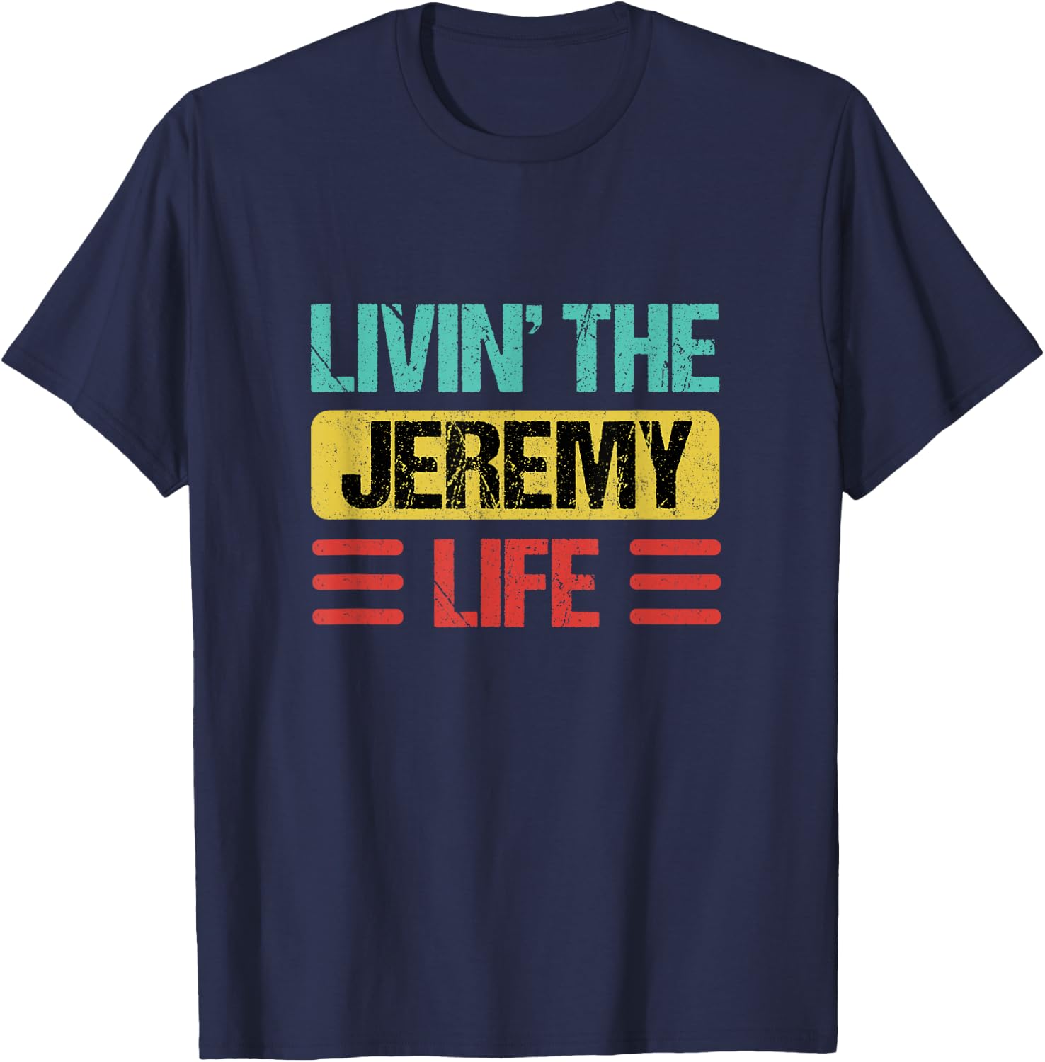 Jeremy Name T-Shirt - T-Shirt | Navy