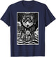 Dreamcatcher Wolf Full Moon Wiccan Native American T-Shirt - T-Shirt | Navy