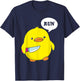 Slasher Duck Funny Duck With Knife T-Shirt - T-Shirt | Navy