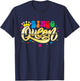 Bingo Queen Women Bingo Player Bingo Lover Casino Gambler T-Shirt - T-Shirt | Navy