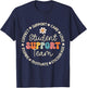 Student Support Team Appreciation Week Back to School T-Shirt - T-Shirt | Navy