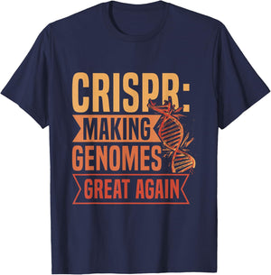 Genetic Engineering Crispr Design for a Crispr supporter T-Shirt - T-Shirt | Navy