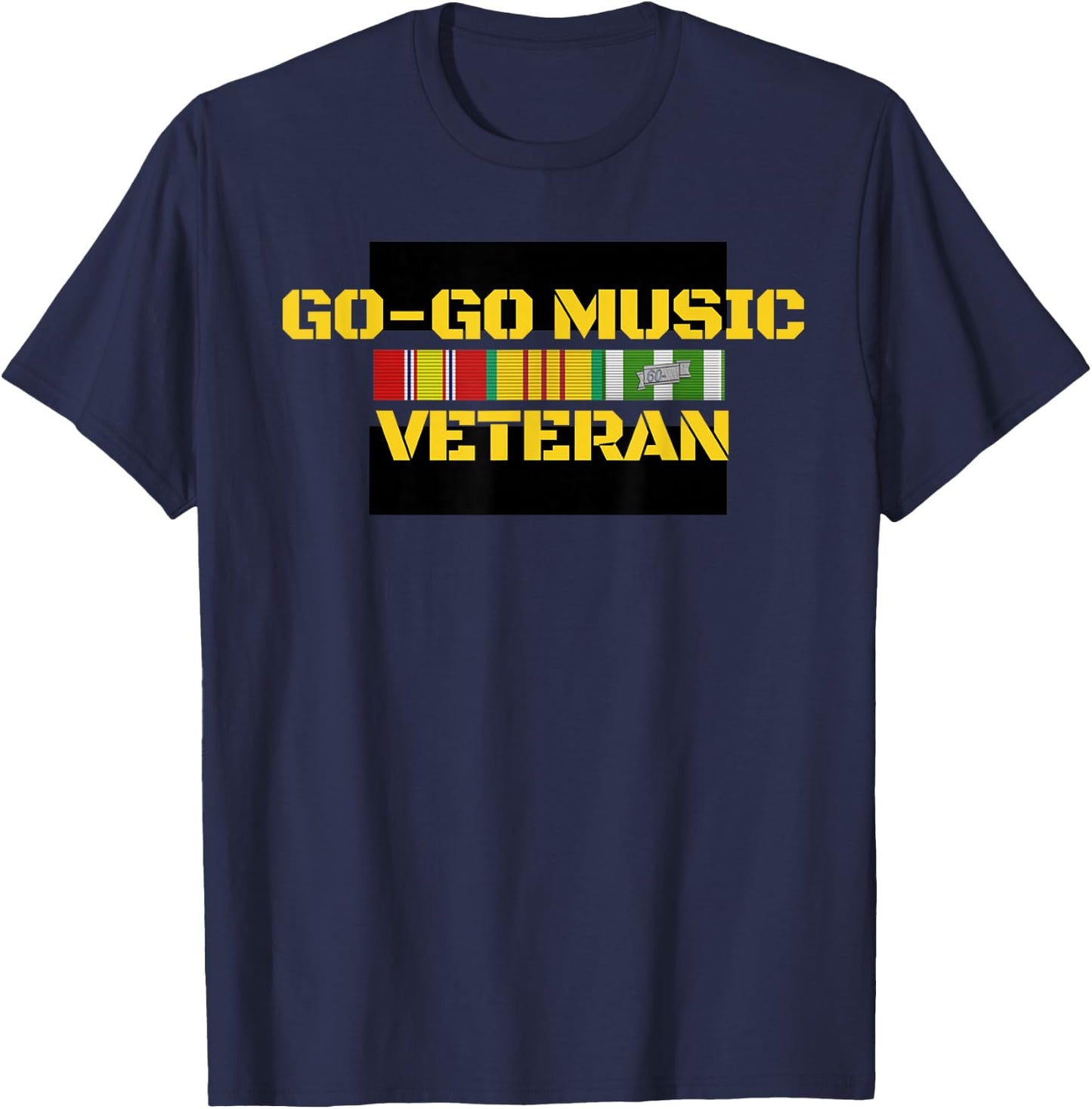 Go-Go Music Veteran Go Go DC Culture DMV T-Shirt - T-Shirt | Navy