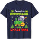 Kids I Want A Hippopotamus Christmas Xmas Hippo Toddlers T-Shirt - T-Shirt | Navy