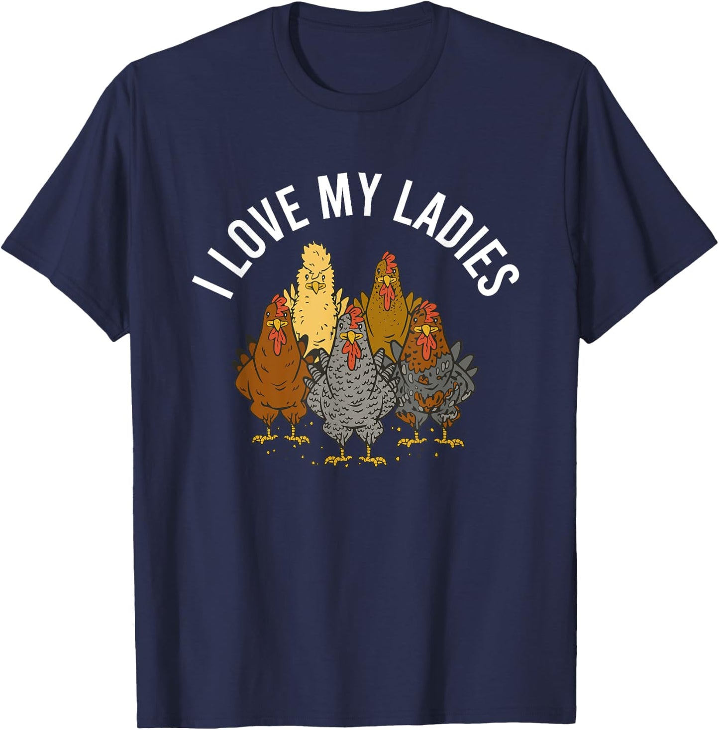Chickens Chicken Vintage Chicken Sayings T-Shirt - T-Shirt | Navy