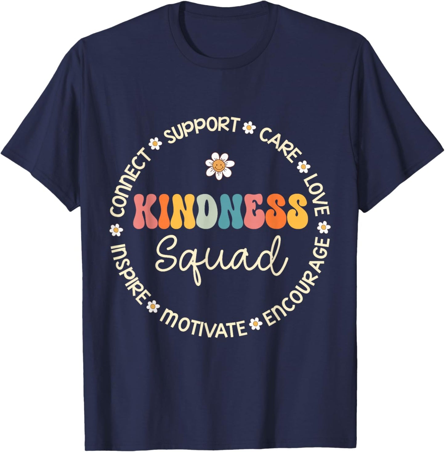 Kindness Squad Appreciation Week Back to School T-Shirt - T-Shirt | Navy