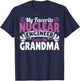 Favorite Nuclear Engineer Calls Me Grandma Women Grandmother T-Shirt - T-Shirt | Navy