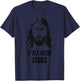 Y'all Need Jesus - Funny Jesus Christ Meme Christian Humor T-Shirt - T-Shirt | Navy