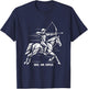 Mounted Archery Retro Horse Archer Competition T-Shirt - T-Shirt | Navy