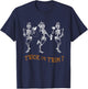 Dancing Skeleton Hairdresser Trick Or Trim Hairstylist Funny T-Shirt - T-Shirt | Navy