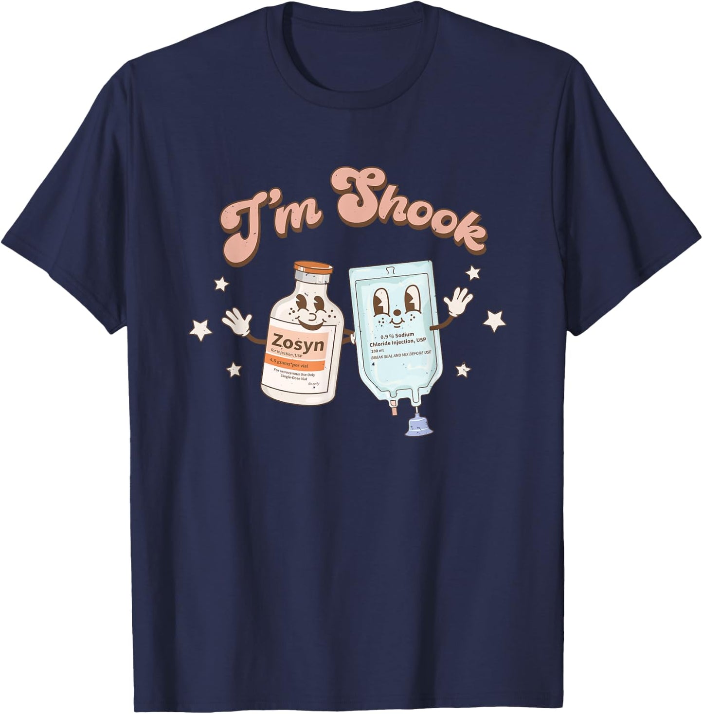 Funny Christmas Crna Pacu ER ED ICU Cricital Care Nurse T-Shirt - T-Shirt | Navy