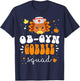 Nurse Turkey Matching OB-GYN Nurse Gobble Squad Thanksgiving T-Shirt - T-Shirt | Navy
