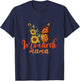 The Monarch Mama Mother Cute Entomology Butterfly Mother Day T-Shirt - T-Shirt | Navy
