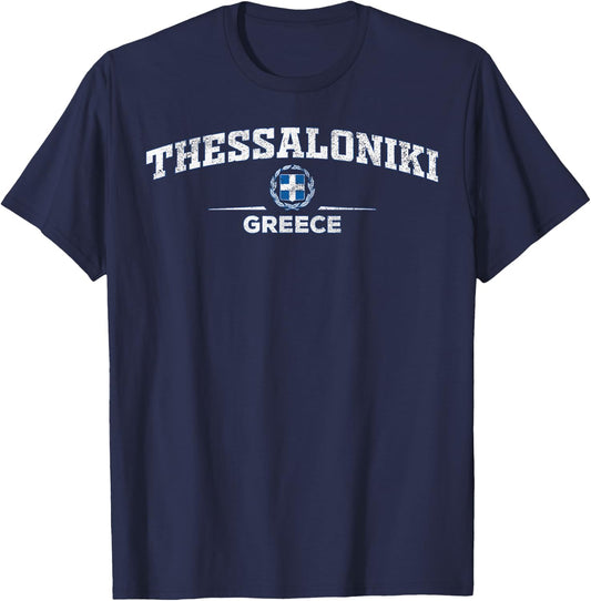 Thessaloniki Greece T-Shirt - T-Shirt | Navy