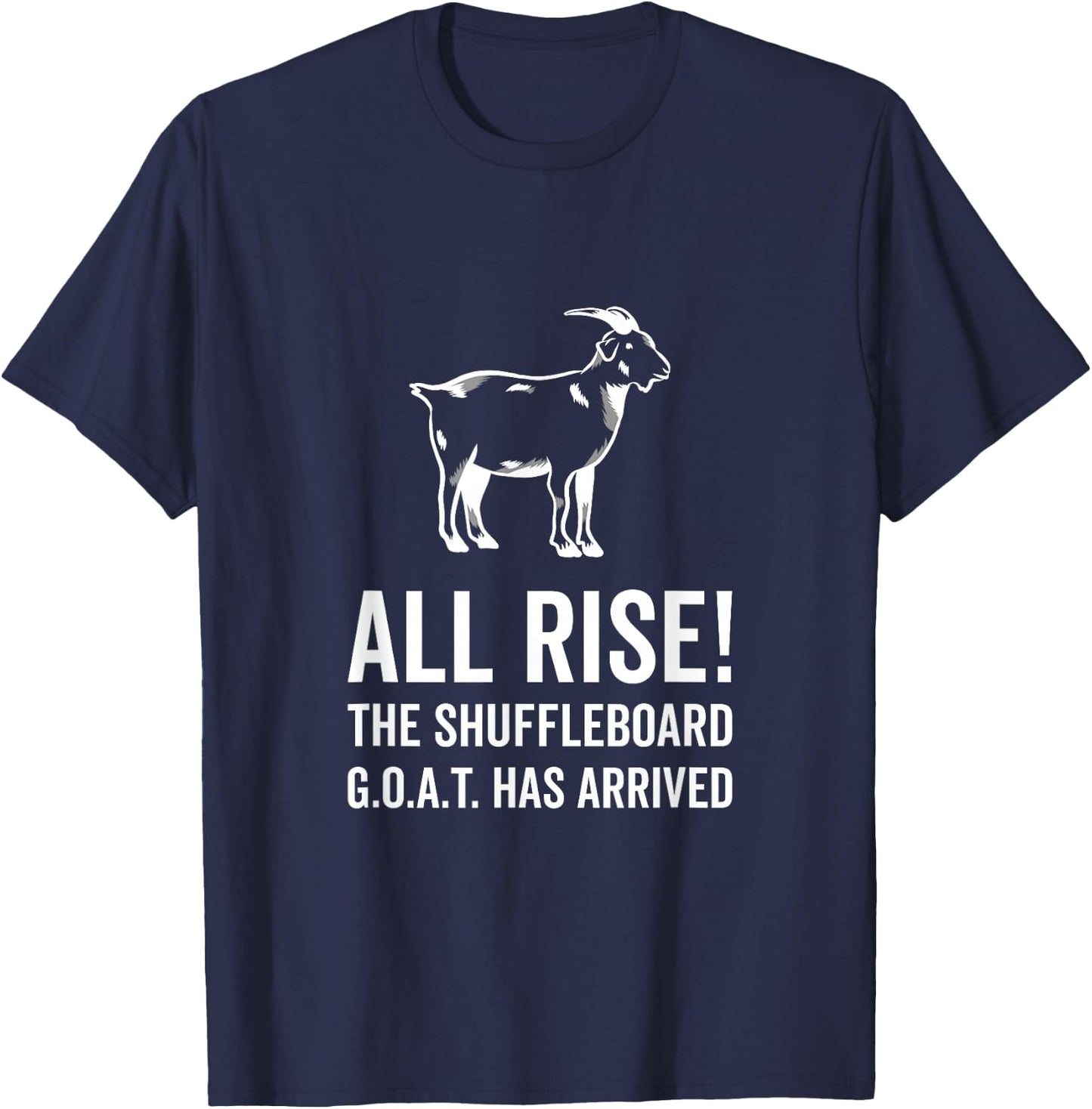 GOAT Shuffleboard Champion T-Shirt - T-Shirt | Navy