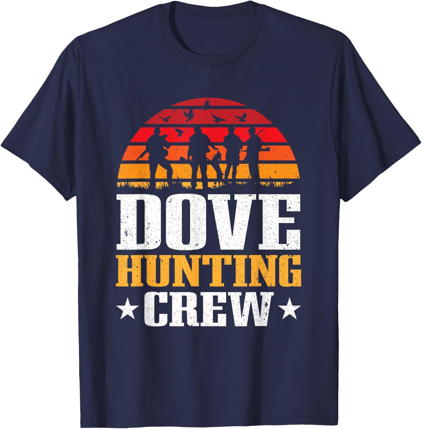 Dove Hunter Dove Hunting Crew Men Dove Hunting T-Shirt - T-Shirt | Navy