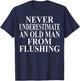 Flushing Apparel | Amazing Funny Queens Design T-Shirt - T-Shirt | Navy