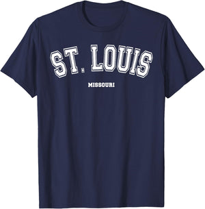 St. Louis Missouri T-Shirt - T-Shirt | Navy