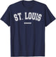St. Louis Missouri T-Shirt - T-Shirt | Navy