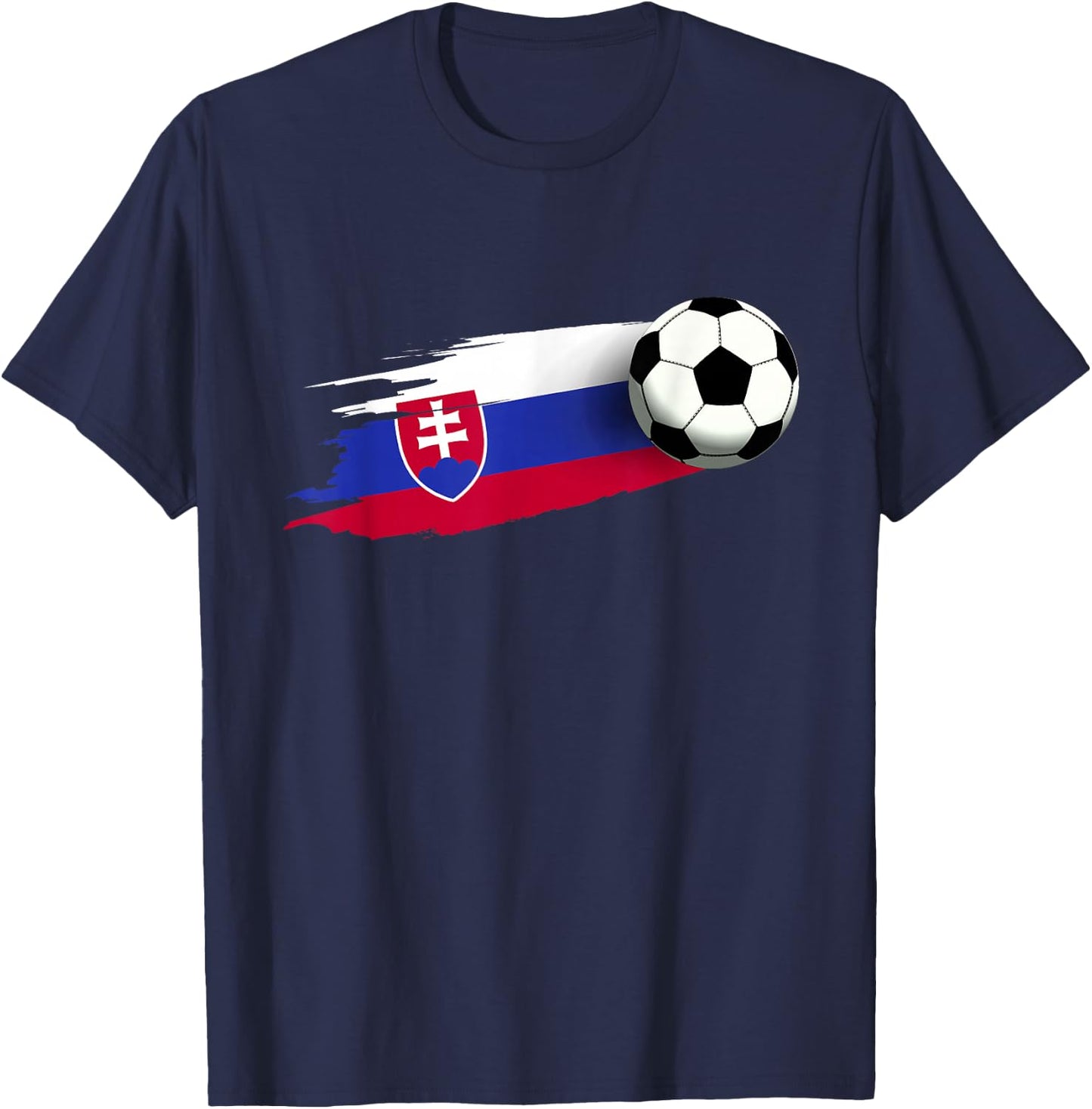 Slovakia Flag Jersey Slovak Soccer Team Slovak T-Shirt - T-Shirt | Navy