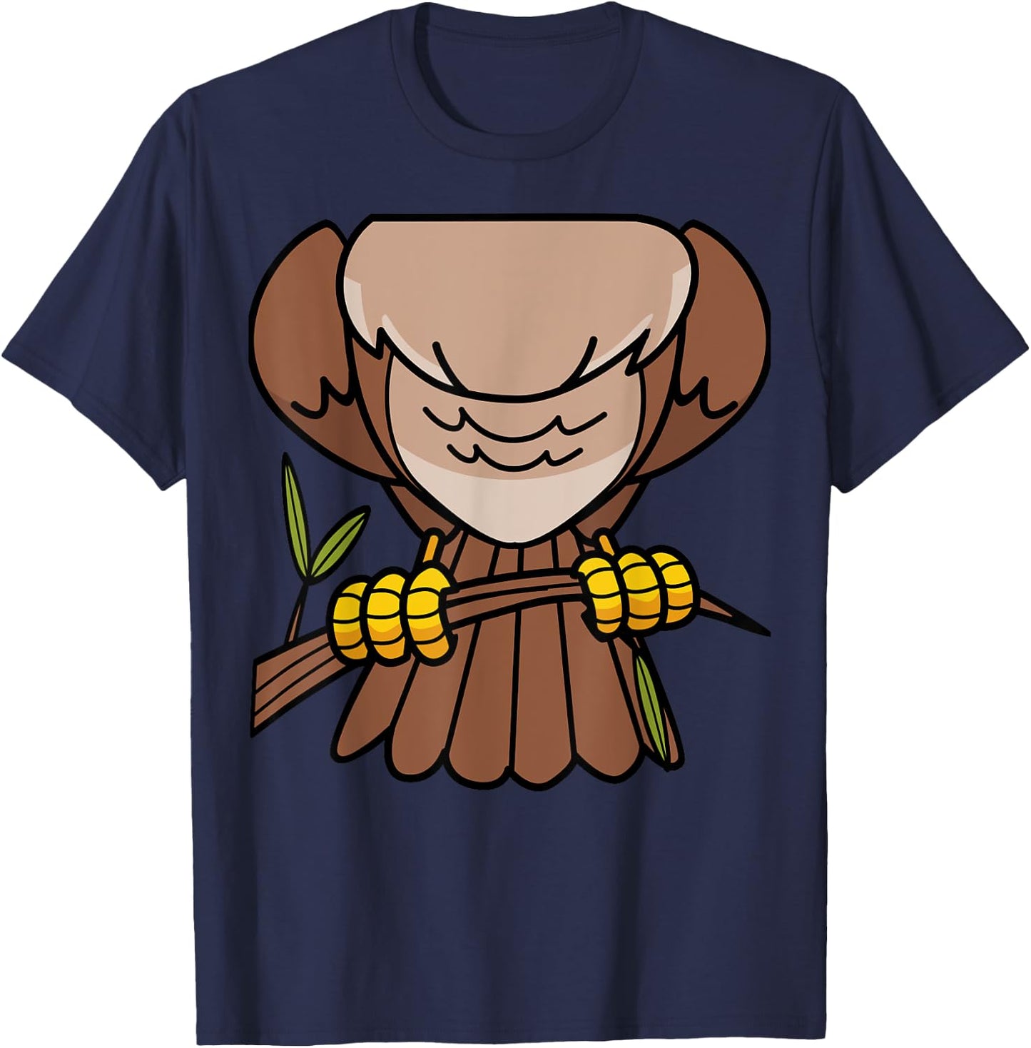 Funny Headless Owl Halloween Night Bird Costume Easy Outfit T-Shirt - T-Shirt | Navy