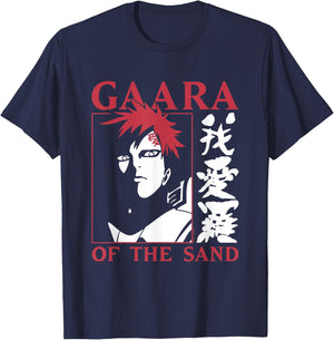 Naruto Shippuden Gaara of The Sand T-Shirt - T-Shirt | Navy